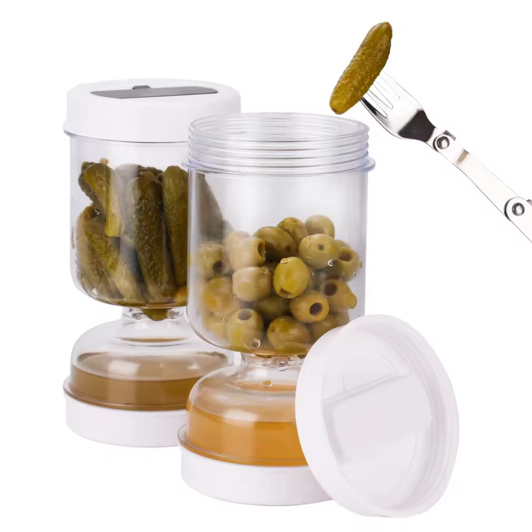 Tarro Dispensador Con Tenedor